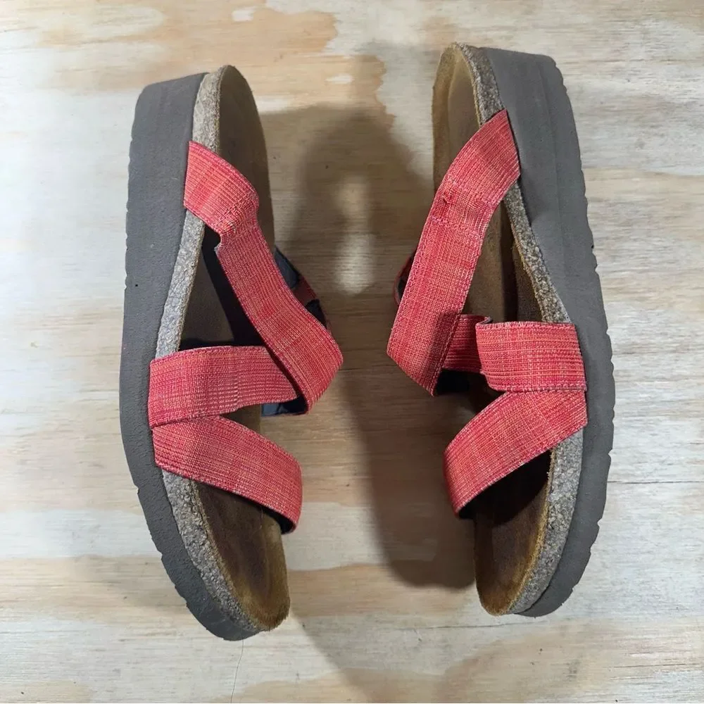 Naot Cross-Strap Platform Sandals Women’s Size 9